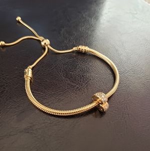 FLASH SALE Pandora Gold Bracelet and charm